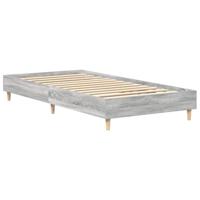 Bedframe zonder matras 100x200 cm spaanplaat grijs sonoma - thumbnail