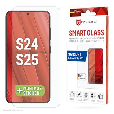 DISPLEX 01906 Screenprotector (glas) Samsung Galaxy S25 1 stuk(s) Anti-vingerafdruk