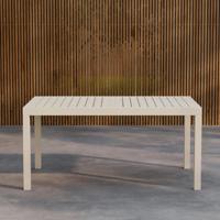 Nohr Uitschuifbare Tuintafel 'Lace' 160/240 x 100cm, kleur Beige - thumbnail