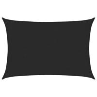 VidaXL Zonnezeil 160 g/m² 2x2,5 m hdpe zwart - thumbnail
