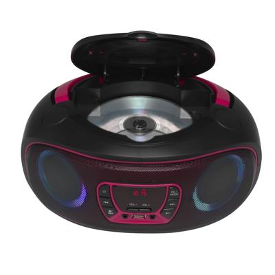 Denver TCL-212BT Radio/CD-speler VHF (FM) AUX, CD, USB, Bluetooth Sfeerverlichting Pink