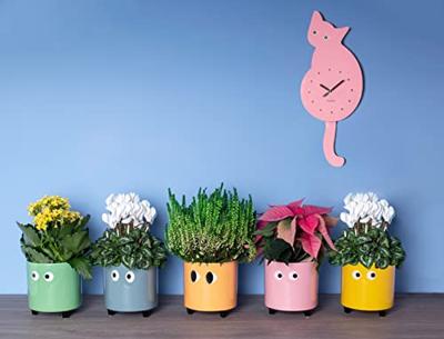 Bloempot met ogen - Blauw Bloempot met ogen - Blauw