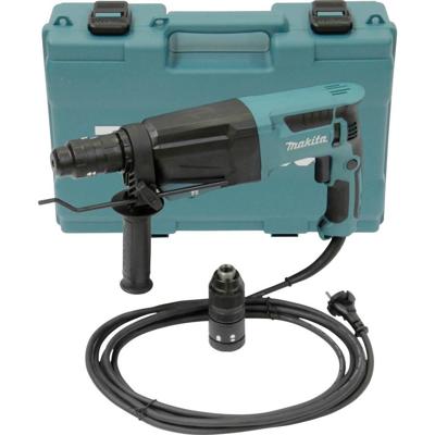 Makita HR2670FT Combihamer | SDS-PLUS | Met verwisselbare boorkop | 800w 3.0J - HR2670FT
