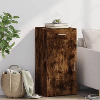 Dressoir 45x42,5x93 cm bewerkt hout gerookt eikenkleurig - thumbnail