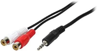 LogiLink CA1045 Cinch / Jackplug Audio Aansluitkabel 5.00 m Zwart (mat)