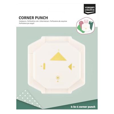 Vaessen Creative • 4-in-1 hoekpons retro labels