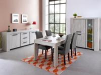 Eetkamer JAKARTA valonia met stoelen - thumbnail