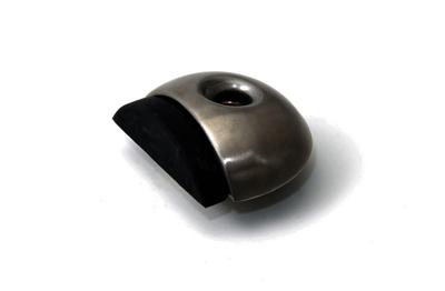 Deurstopper V m.zijbuffer 55x18mm RVS Deurstopper V m.zijbuffer 55x18mm RVS