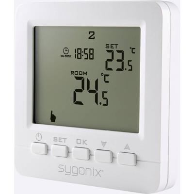 Sygonix SY-4500818 Kamerthermostaat Montagewijze: Inbouw (in muur) Weekprogramma 1 stuk(s)