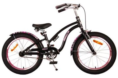 Volare miracle cruiser kinderfiets - meisjes - 18 inch - mat zwart - prime collection Volare miracle cruiser kinderfiets - meisjes - 18 inch - mat zwart - prime collection
