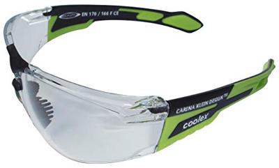 Ekastu 277 389 Veiligheidsbril Incl. UV-bescherming, Met anti-condens coating Groen, Zwart EN 170, EN 166-1 DIN 170, DIN 166-1