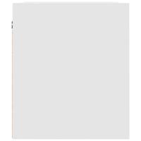 Nachtkastje wandmontage 38x34x40 cm wit - thumbnail