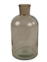 Countryfield fles vaas dena s bruin 27 cm | 6 stuks - thumbnail