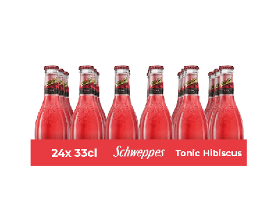 Schweppes premium tonic hibiscus (24x 20cl)