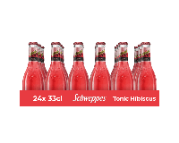 Schweppes premium tonic hibiscus (24x 20cl) - thumbnail