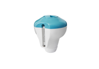 Intex 2-in-1 chloordrijver met thermometer - thumbnail