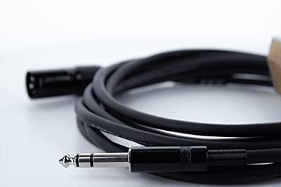 Cordial EM 6 MV XLR Verbindingskabel [1x XLR-stekker 3-polig - 1x Jackplug male 6,3 mm (stereo)] 6 m Zwart