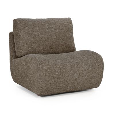 Eleonora Draaifauteuil 'Lucia' kleur Bruin