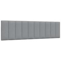 Bedframe zonder matras "Hanko" stof lichtgrijs 180x200 cm - thumbnail