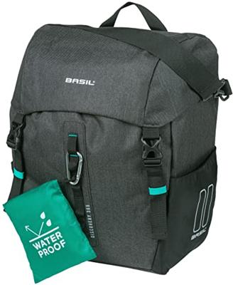 Fietstas Basil Discovery 365D L 20 liter 30 x 17 x 36 cm - zwart melee - thumbnail