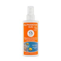 Alphanova Sun Sun bio spray SPF15 vegan 125 Milliliter - thumbnail
