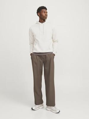 Herenhoodie Jack & Jones Jjhakkai Moonbeam - Maat: L