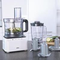 Braun FP3131WH PurEase Foodprocessor 2,1 liter Wit - thumbnail