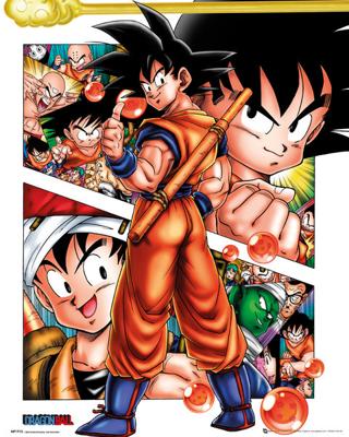 Gbeye Dragon Ball Collage Poster 40x50cm Gbeye Dragon Ball Collage Poster 40x50cm
