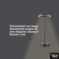 SLV Buiten tafellampVinolina One zwart - oplaadbaar - 1007359 - thumbnail