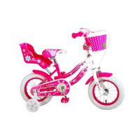 Volare Lovely kinderfiets - 12 inch - roze/wit - thumbnail