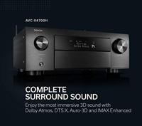 Denon: AVC-X4700H 9.2-Kanaals 8K AV-Receiver - Zwart - thumbnail
