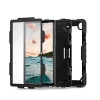 Casecentive Handstrap Pro Hardcase met handvat Galaxy Tab A7 10.4 2020 zwart - thumbnail
