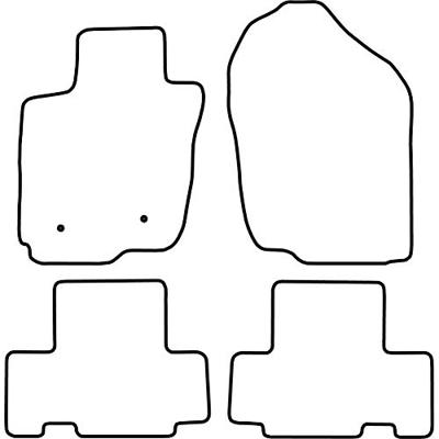 Automatten passend voor Toyota RAV4 2006-2013 TMTO540 Automatten passend voor Toyota RAV4 2006-2013 TMTO540