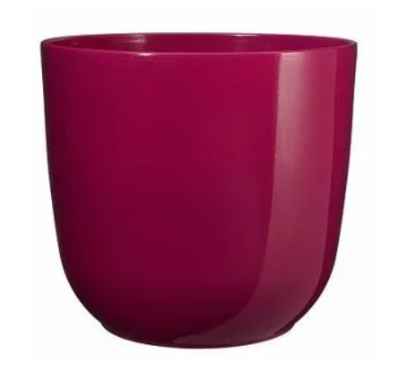 Tusca pot rond fuchsia h13xd13,5 cm Mica Decorations - Mica decorations