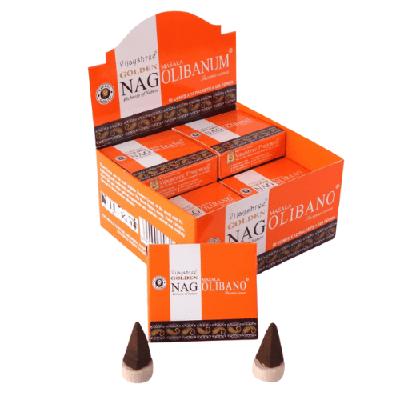 Golden Nag Wierookkegels - Olibanum