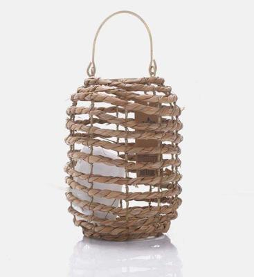 Lantaarn Naturel Riet 27x37cm