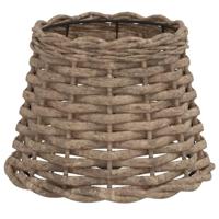 VidaXL Lampenkap ø20x15 cm wicker bruin - thumbnail