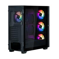ATX Semi-toren doos Zalman S5 NEO BLACK Zwart - thumbnail