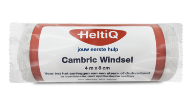 Heltiq Cambric windsel 4m x 8cm 1 Stuks