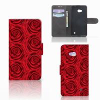 Microsoft Lumia 640 Hoesje Red Roses - thumbnail