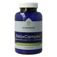 RelaxComplex oa Magnesium Tauraat & Vitamine D3 90 Tabletten - thumbnail