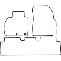 Automatten passend voor Renault Scenic 2003-2009 (+ vakjes) TMRE527 - thumbnail