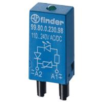 Finder Steekmodule Met weerstand 99.80.8.230.07 Lichtkleur (naam): Blauw Bulk 10 stuk(s) - thumbnail