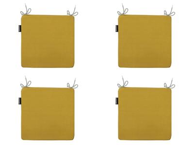 Zitje universeel met rits ca. 40x40 cm Panama mosterd (4 stuks) Madison - Madison