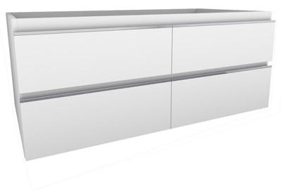 Xellanz Tigris onderkast 120 x 46 cm wit