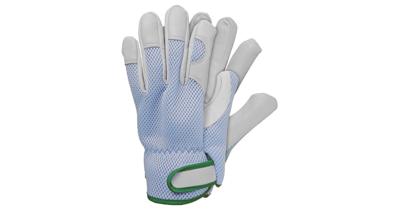 Werkhandschoenen geitenleer blauw L Talen Tools - Talentools