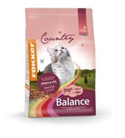 Fokker Country Balance met vlees en vis kattenvoer 10 kg - thumbnail