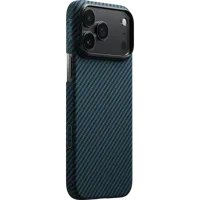 Pitaka Ultra slim hoesje iPhone 17 Pro Max - Blue/Grey - thumbnail