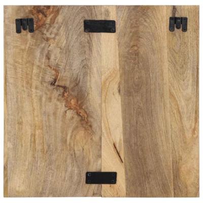 Nachtkastje 50x27x50 cm massief ruw mangohout