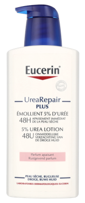 Eucerin UreaRepair 5% Urea Hydraterende Lotion Rustgevend Parfum Droge en Ruwe Huid met pomp 400ml